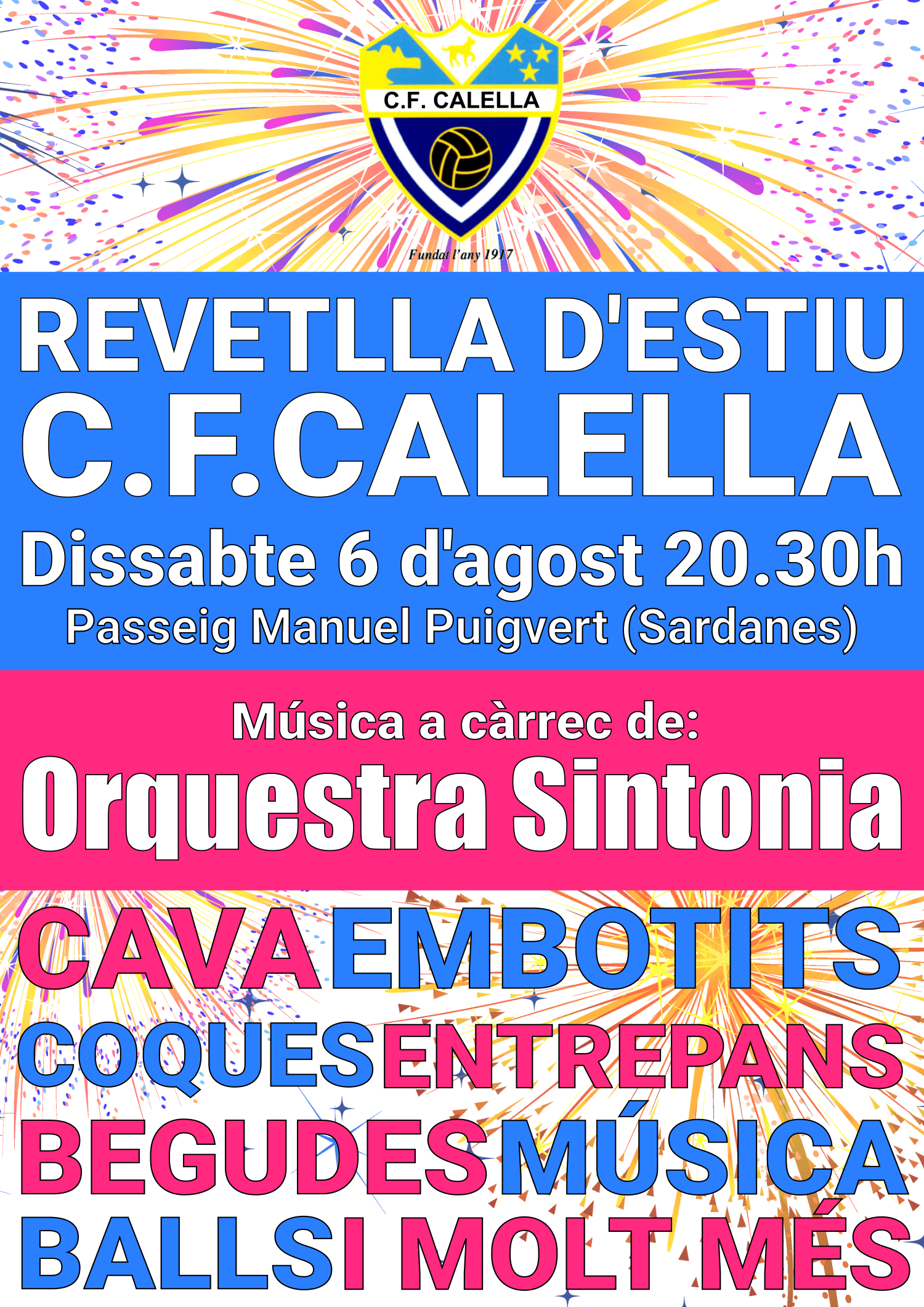 Revetlla d'estiu del C.F.Calella