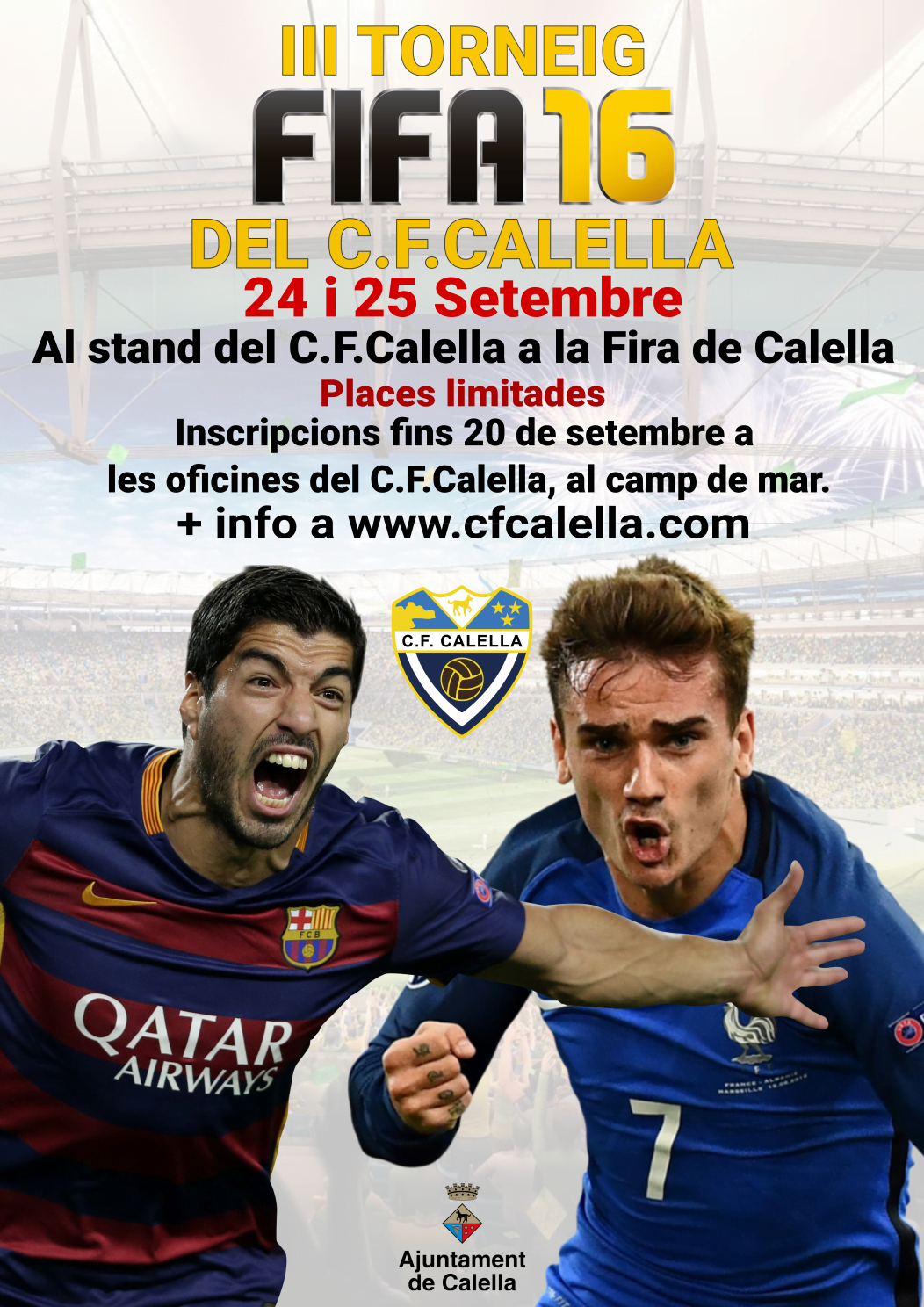 Cartel FIFA 16 CFCalella